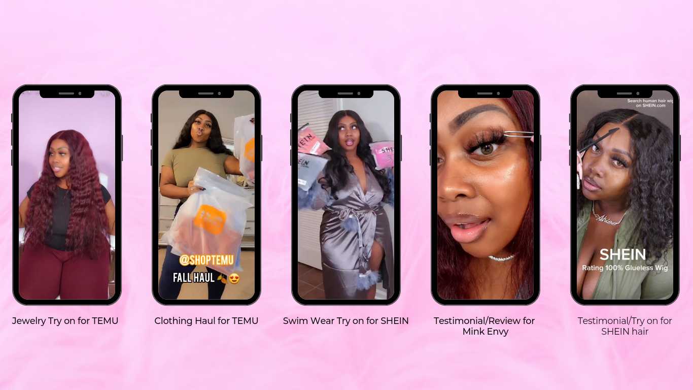 Book Ashlee Sarai for UGC Review/Commercial Style Videos (This is not a confirmation of service, You will be contacted via email to continue with discussion + rates for this service)