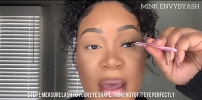 How to Apply Mink Envy Lashes