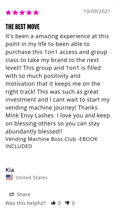 Vending Machine Boss Club -EBOOK INCLUDED
