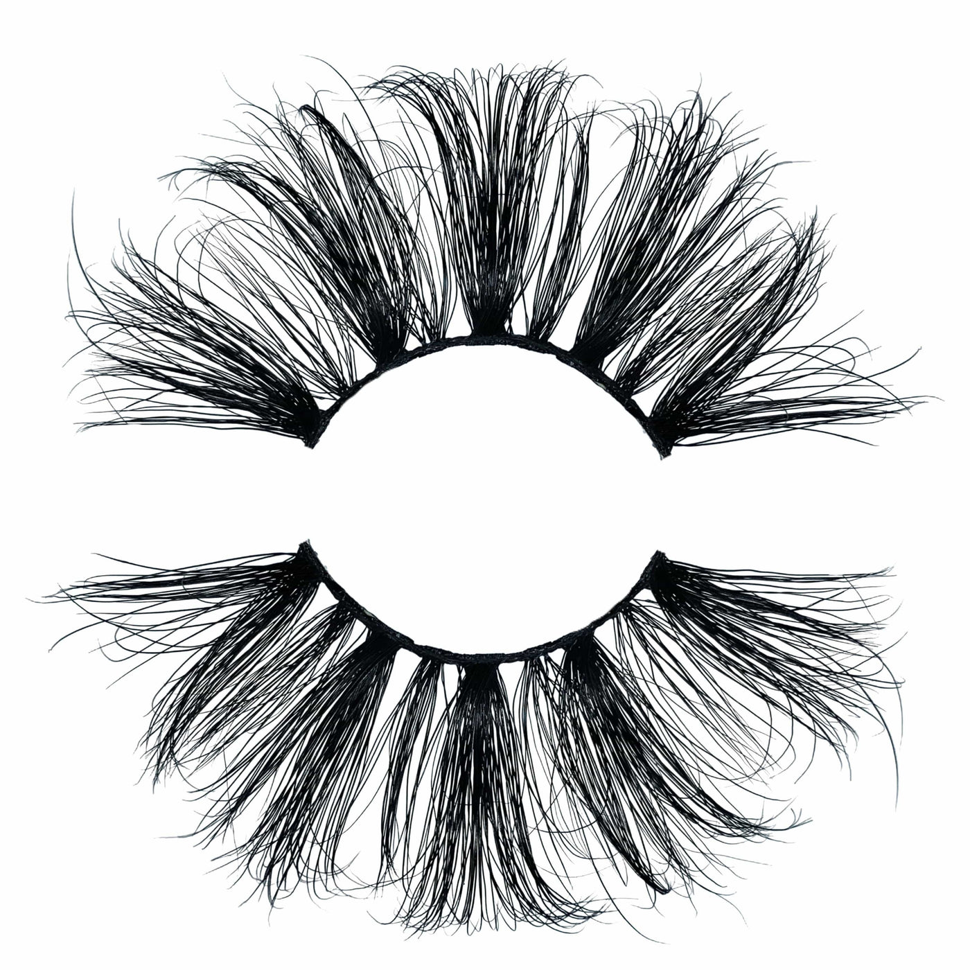Pair of Jade mink strip lashes