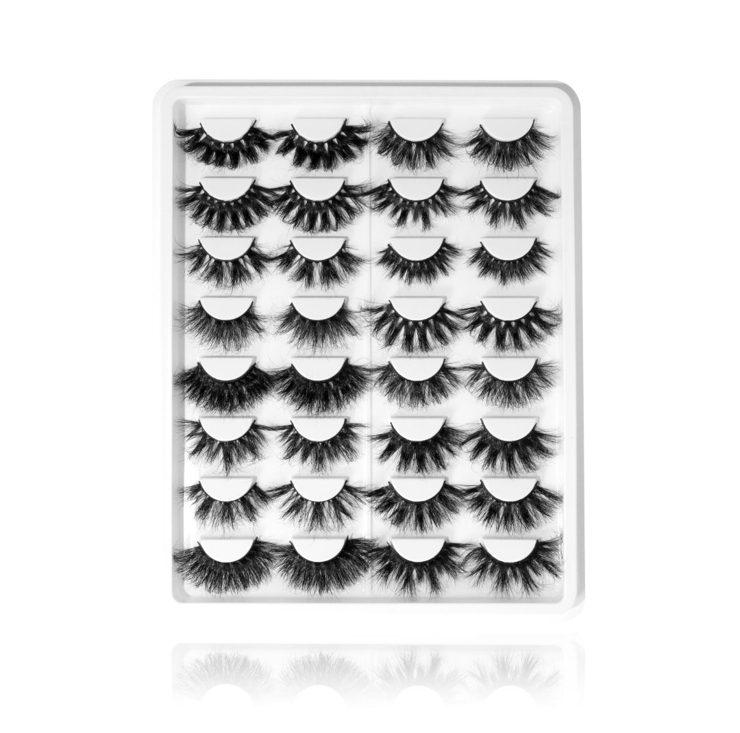 The Extra Glam Book of Lashes 25mm - Mink Envy Lashes