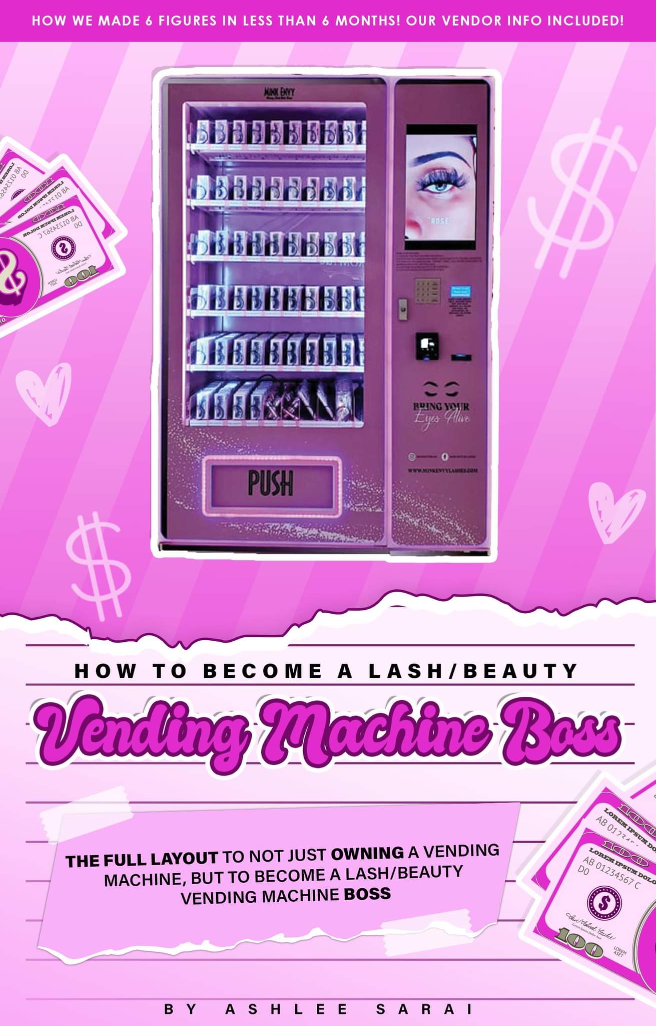 How to Become a Beauty Vending Machine Boss - Mink Envy Lashes
